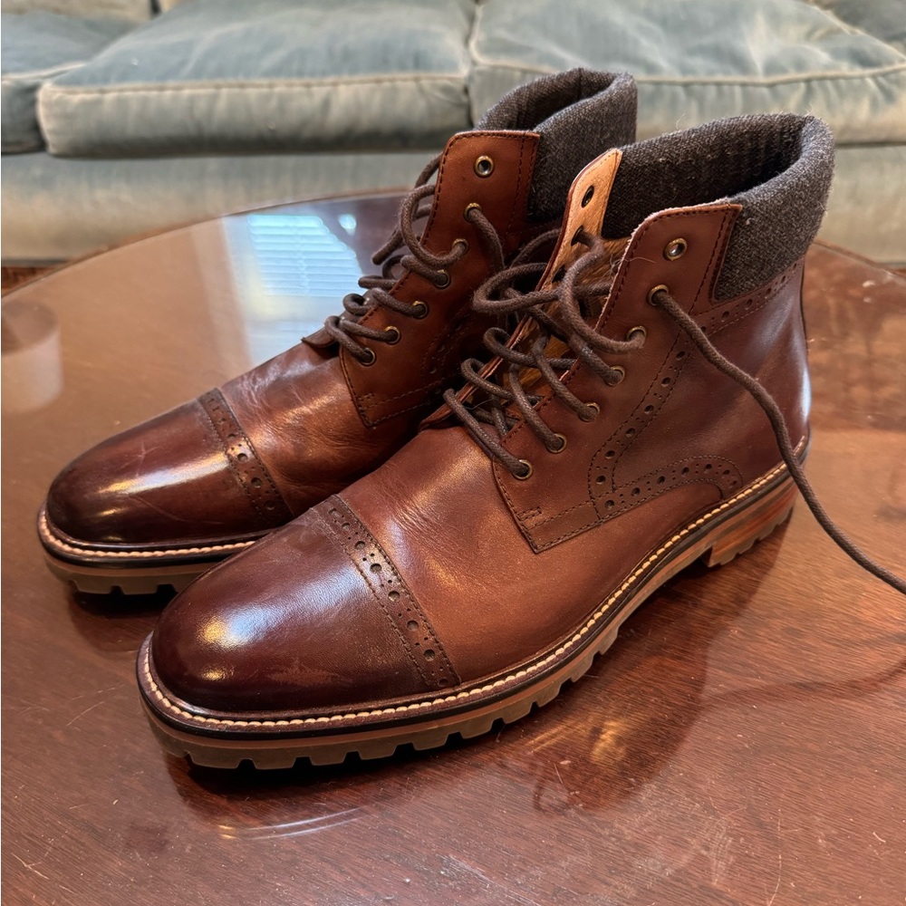 Warfield & Grand Oxblood Boots Size 10